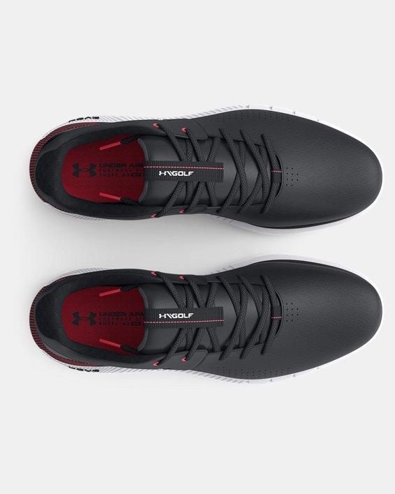 男士UA HOVR™ Fade 2 Spikeless Wide (E)高爾夫球鞋, Black, pdpMainDesktop image number 2
